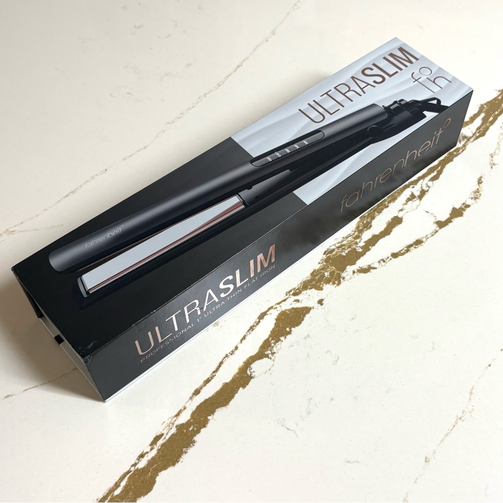 Ceramic Flat Iron/Professional 1” Ultra Slim Fahrenheit Digital/NEVER USED